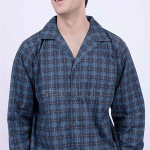 Ensemble de vêtements de nuit pour homme avec logo personnalisé OEM, en coton, confortable, pour la vente en ligne - Product Image 6