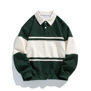 Camisetas Polo de la Mejor Calidad en Oferta, Camisetas Polo a Rayas de Manga Larga para Hombre, Tallas Grandes - Product Image 2