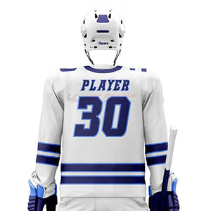 Uniforme de Hockey sobre Hielo Unisex de Alta Calidad, Transpirable, con el Mejor Material, Nuevo, Conjuntos Personalizados de 2 Piezas, Nombre del Equipo, MOQ Bajo, Personalizado - Product Image 5