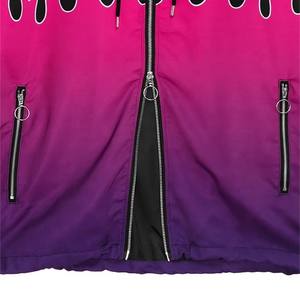 บริการ OEM เสื้อแจ็คเก็ตกันลมแบบมีฮู้ดน้ำหนักเบาสำหรับผู้ชาย มีกระเป๋าซิป พิมพ์ลายแบบ Sublimation ไซส์ใหญ่ กันน้ำ - Product Image 6