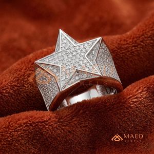 Luxurious 925 Silver Solitaire <b>Ring</b> Heart Shaped Zircon <b>Crystal</b> Anniversary Gift Sterling Silver Fine Jewellery - Product Image 1