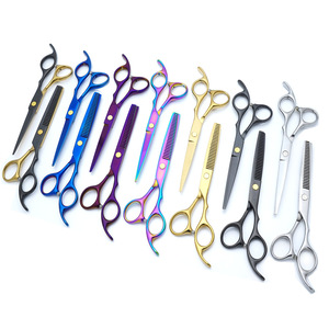 6.0 Inch Cutting Thinning Scissors Kit VG10 Steel Beauty Scissors Barber Professional Salon <b>Shears</b> V-tooth 25-30% Thin Scissors - Product Image 1