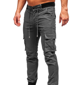 Pantalones Cargo Casuales para Hombre, Cómodos, de Secado Rápido, Ligeros, Transpirables, de Corte Holgado, con 6 Bolsillos, Tinte Liso, Venta al Por Mayor OEM - Product Image 4