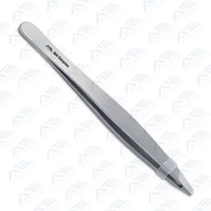 Personal Care Customized Anti-Static Stainless Steel Eyebrow Tweezers Slanted Beauty Care Instruments - Product Image 5