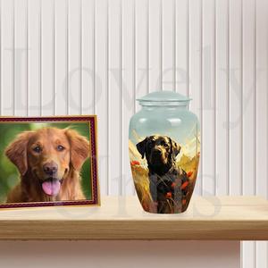 Urna funeraria para perros Labrador negros, urna conmemorativa para cenizas de mascotas, urna decorativa para recuerdo y homenaje. - Product Image 3