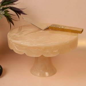 Hand Made Resin Cake Stand Resin Cake <b>Platter</b> Epoxy Resin Cake Stand And Resin Cake <b>Platters</b> At factory Wholesale Price - Product Image 3