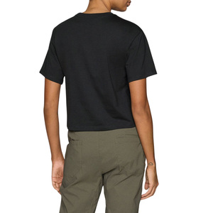 T-shirt court personnalisé pour femme en coton léger, col rond, coupe ajustée, idéal pour l'été – Vente en gros OEM/ODM, tendance - Product Image 3
