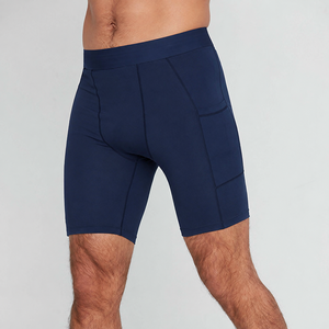 Collants de compression 3/4 personnalisés pour hommes, taille élastique, séchage rapide, respirants, pour l'entraînement et la gym, sous-vêtement technique - Product Image 2