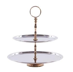 Elegante y Clásico Soporte de Metal para Pastel de Una Sola Capa, Soporte de Metal para Pastel de Alta Calidad Hecho a Mano, Decorativo - Product Image 1