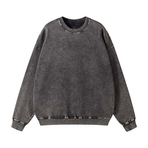 Sudadera para hombre al por mayor, OEM, de algodón polar, corte holgado, MOQ bajo para marcas de etiqueta privada en EE. UU. - Product Image 4