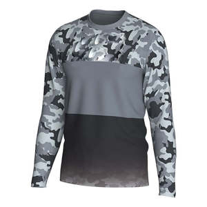 Vêtements de pêche en gros écologiques à manches longues, 100 % polyester élasthanne, chemises de pêche par sublimation - Product Image 1