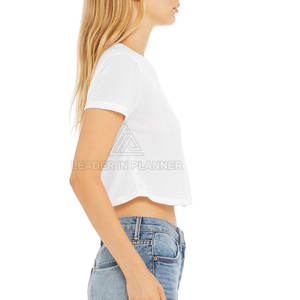 T-shirt court pour femme, meilleur prix, séchage rapide, respirant, logo et design personnalisés, t-shirts pour femmes - Product Image 4