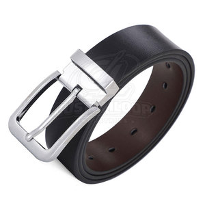 Cinturones de Cuero de Alta Calidad con Acabado Liso, Hebilla de Acero Resistente y Duradera, Ajuste Cómodo, Estilo Casual para Uso Diario Moderno, para Adultos - Product Image 4