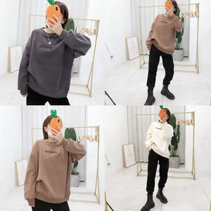 เสื้อสเวตเชิ้ตคอกลมหนานุ่มสำหรับฤดูหนาวสำหรับผู้ชาย ปักลายตามสั่ง พิมพ์ลายดิจิทัล ทรงปกติ ผ้าฝ้ายออร์แกนิค 100% - Product Image 5
