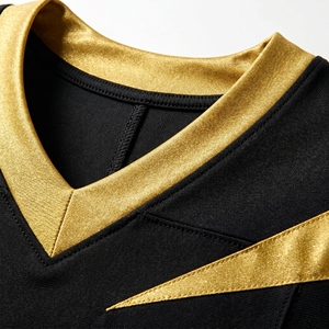 Bold Custom 2025 Full American Football Uniform Set Black Gold Jersey <b>Pants</b> Helmet Gloves 100% Polyester - Product Image 5