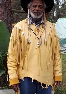 <b>Mens</b> Vintage Leather Fringe <b>Shirt</b> Jacket Western <b>Cowboy</b> Style - Product Image 1