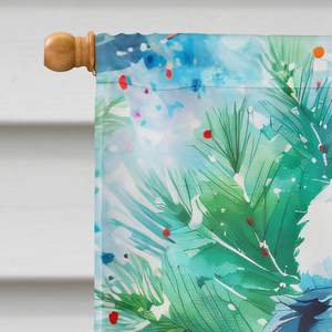 ธงบ้านคริสมาสต์ขนาดใหญ่หลากสีโพลีเอสเตอร์เบอร์นีสสำหรับสุนัขภูเขาธงตกแต่งเสาสำหรับระเบียงกำแพง - Product Image 3