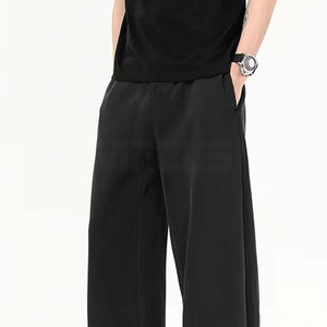 Pantalones de hombre transpirables de diseño personalizado, pantalones holgados para hombre con diseño único, los más vendidos, lavados, al por mayor - Product Image 2