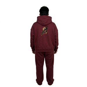 Custom Logo Two-Piece Sportswear <b>Thermal</b> Breathable Jogging Sweat Suits for Sports Gym Summer Casual Tracksuit Set - Product Image 2