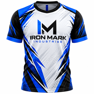 Uniformes Deportivos Personalizados de Manga Corta para Hombre de Iron Mark Industries, Sublimación, Poliéster Transpirable, Fusión sin Costuras - Product Image 2