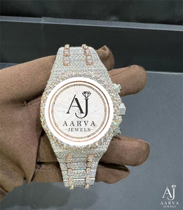 Montre mécanique en acier inoxydable avec incrustation de diamants, bracelet de 20 mm, cadran rond analogique, cadeau de luxe pour femmes - Product Image 4