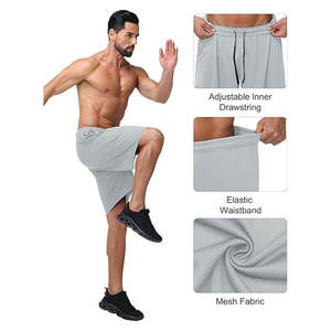 Shorts de sport pour hommes de 7 pouces avec poches, en mesh, respirants, légers, pour le basketball, l'entraînement et la course à pied - Product Image 5