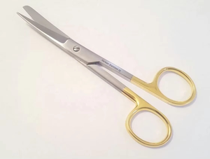 Tijeras de Disección TC Afiladas/No Afiladas de 5 1/2 Pulgadas, Rectas y Curvas, Quirúrgicas y Veterinarias - Product Image 2