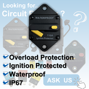 Disyuntor marino de montaje en panel impermeable DC 150A para automoción - Product Image 5