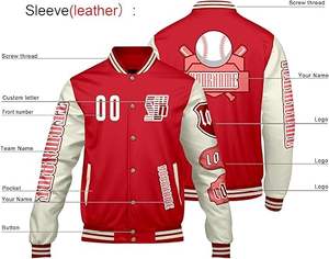 Chaqueta de Invierno Cálida y Cómoda para Hombre, Estilo Letterman, con Cuello Alto, Logotipo Frontal, Resistente al Viento, de Alta Calidad, Ecológica, de Secado Rápido y Transpirable - Product Image 3