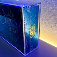 Étui de présentation en acrylique pour Pokémon TCG Mega Phantom Charizard X Ex Ultra-premium Collection avec couvercles magnétiques Charizard Mega Upc