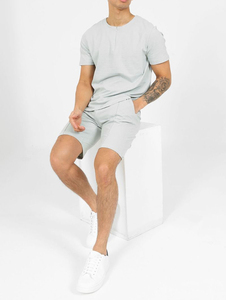 เสื้อยืดและกางเกงขาสั้นชุดเซ็ตสำหรับผู้ชายรุ่นใหม่ปี 2026 ขายส่ง ชุดออกกำลังกายฤดูร้อน พิมพ์ลายดิจิตอลตามสั่ง จำนวนมาก - Product Image 2