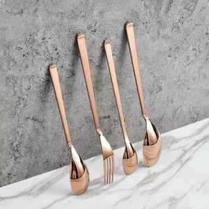 Ensemble de couverts modernes en acier inoxydable, finition miroir, compatibles lave-vaisselle, pour mariage et repas - Product Image 5