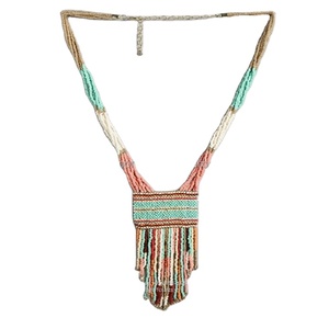 Collar africano tribal con cuentas hecho a mano para mujeres y niñas - Product Image 1