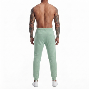 DROGEN EXPORT Men Mint Green Fleece Sweatpants Casual Spring Joggers Warm Fleece Breathable Quick Dry Lined Trousers Lightweight - Product Image 2