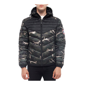Veste d'hiver épaisse pour homme, style sport, col montant zippé, matelassée, pour l'extérieur, décontractée et chaude - Product Image 3
