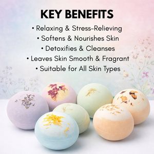 Set de Regalo de Baño Orgánico con Logotipo Personalizado, Vegan, al por Mayor, con Bombas Efervescentes de Diamante para Spa, Etiqueta Privada, Hidratante Natural para la Piel - Product Image 5