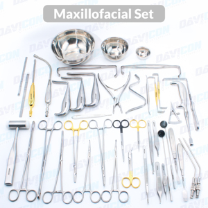 Ensemble d'instruments médicaux pour traumatismes oraux et maxillo-faciaux, kit d'outils de chirurgie orthognathique réutilisables pour les hôpitaux - Product Image 1
