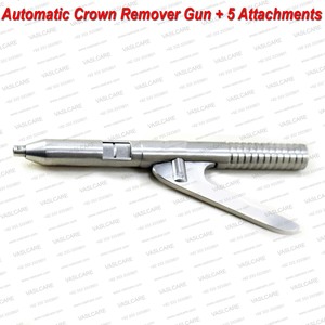 Pistola Automática para Remover Coronas con 5 Instrumentos Intercambiables para la Remoción de Coronas y Puentes Dentales para Procedimientos Odontológicos - Product Image 2