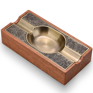 Antique Brass Ornate Decorative Table <b>Ashtray</b> – Vintage Embossed Metal Cigarette <b>Ashtray</b> Vintage Brass Embossed <b>Ashtray</b> - Product Image 4