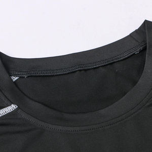 เสื้อคอมเพรสชั่นผู้ชาย คุณภาพสูง แห้งเร็ว ระบายอากาศได้ดี UPF50+ แขนยาว ยืดหยุ่นสูง เสื้อยืดออกกำลังกาย ฟิตเนส แอคทีฟ ยิม - Product Image 4