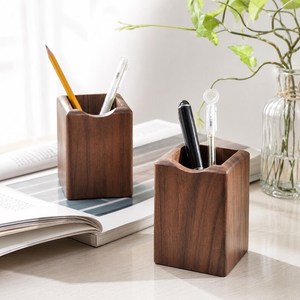 Organisateur de papeterie minimaliste en bois pour fournitures de bureau - Product Image 2
