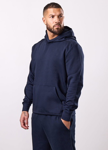 Sudadera Informal Holgada Personalizada para Otoño, 240g, Poliéster/Algodón Grueso, Unisex, con Bolsillo de Forro Polar, Impermeable - Product Image 3