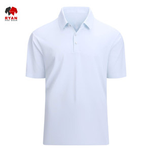 เสื้อโปโลแบบสวมหัวสำหรับผู้ชาย ดีไซน์พิเศษจาก Ryan Pro Gear พร้อมโลโก้สั่งทำ สีพื้น - Product Image 2