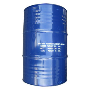 Concentré de latex de caoutchouc naturel du Vietnam 60% DRC, couleur blanche, liquide, latex HA pour moulage, fûts bleus recyclés - Product Image 3