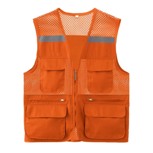 Gilet de sécurité haute visibilité sur mesure, respirant, antibactérien, unisexe, imprimé, nouvelle arrivée, prix abordable, haute qualité - Product Image 3