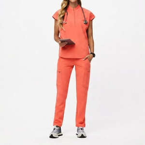 Custom Medical <b>Scrubs</b> <b>Set</b> Nurse Uniform Breathable Comfortable Hospital Workwear OEM Trusted Supplier <b>Scrub</b> Suits OEM - Product Image 2