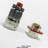 Connecteur de prise à 2 broches Y50DX-1402ZK10, connecteur circulaire à baïonnette pour l'aviation, norme GJB