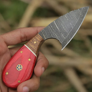Cuchillo de Caza de Acero de Damasco con Patrón Único y Mango Resistente para Supervivencia, Camping y Uso en el Campo - Product Image 4