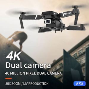 NUEVO Dron E88 Pro para Principiantes con Cámara Dual HD 4K de Gran Angular, Mantenimiento de Altura, Wifi FPV, Quadcopter Plegable RC - Product Image 4