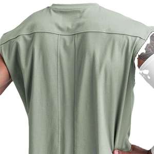 Camiseta sin mangas con logotipo personalizado para entrenamiento de alto rendimiento para hombre, chaleco transpirable para gimnasio, camiseta sin mangas que absorbe el sudor, chaleco para entrenamiento en el gimnasio - Product Image 4